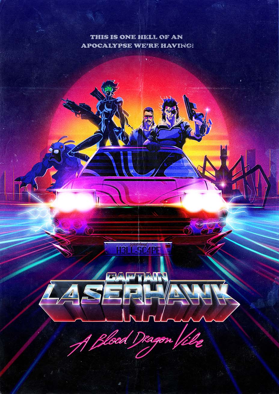 Captain Laserhawk A Blood Dragon Remix กัปตันเล้ซอร์ฮอว์ บลัดดราก้อน มีมิกซ์ พากย์ไทย