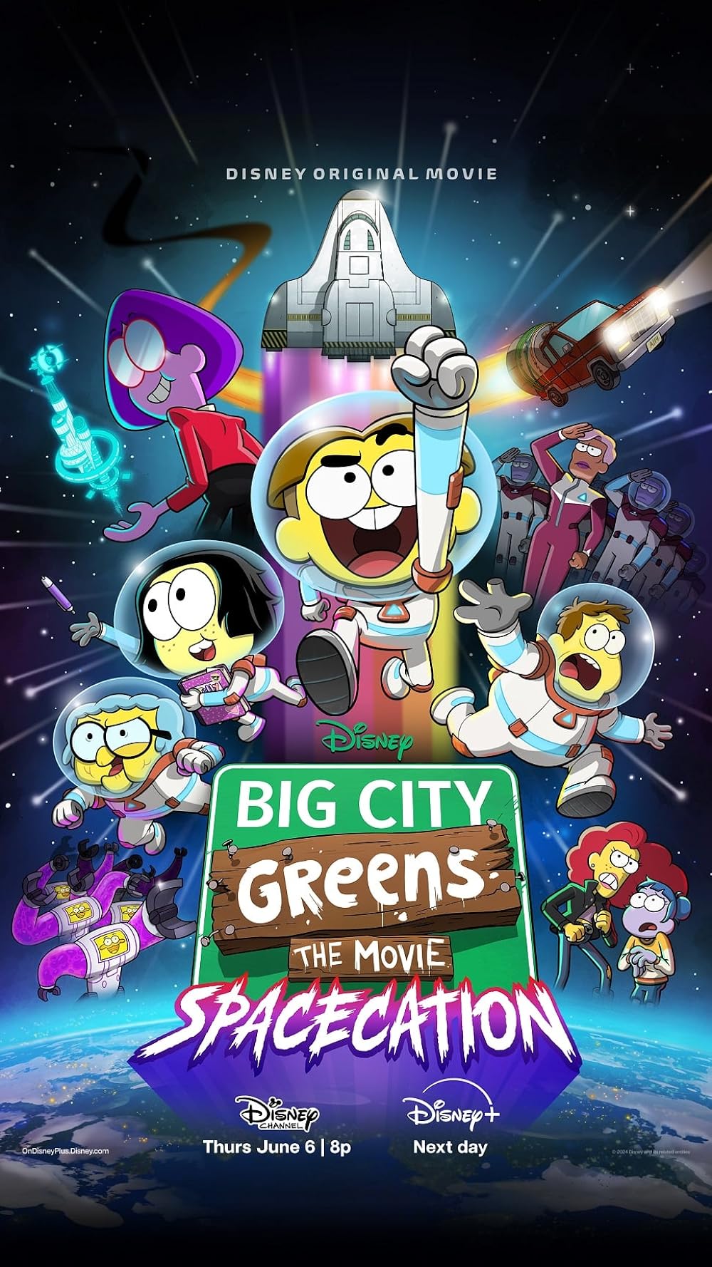 Big City Greens the Movie- Spacecation (2024) บิ๊กซิตี้กรีนส์ เดอะมูฟวี่ ซับไทย