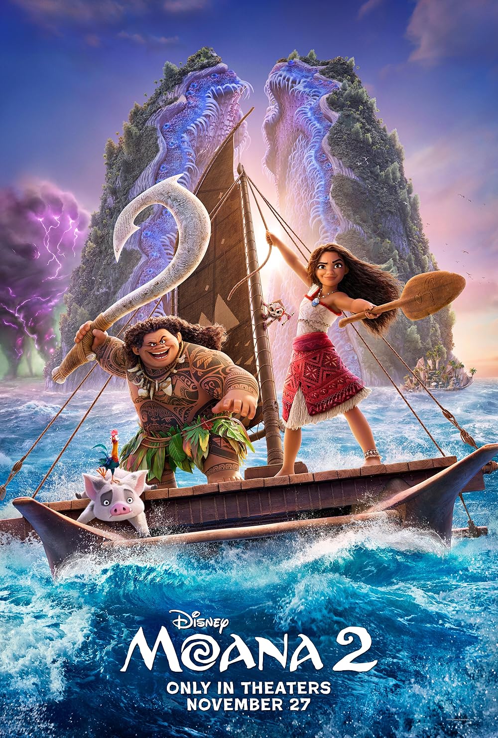 Moana (2024) โมอาน่า ผจญภัยตำนานหมู่เกาะทะเลใต้ ภาค2 พากย์ไทย